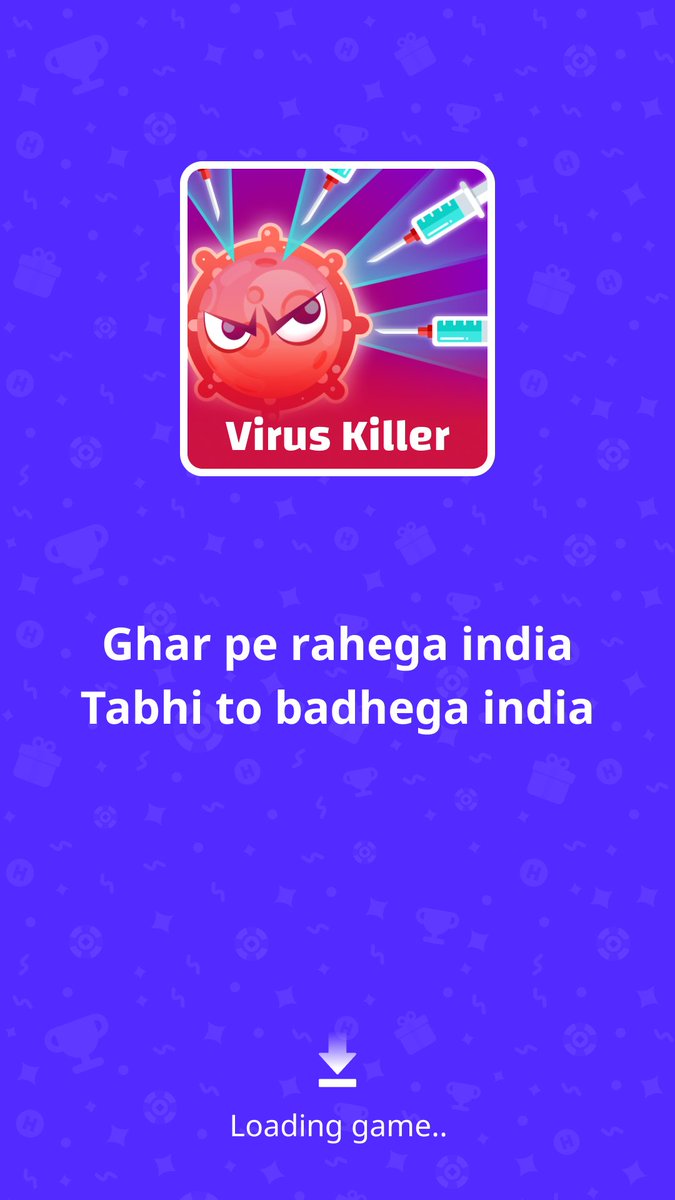 MechMocha's tweet photo. As our users spend average 35+ minutes per day on @HelloPlay_ , we are doing many things to raise awareness about Covid-19 - be it awareness themes or a whole new virus killer game - try it and lift up your spirits. This too shall pass! #IndiaFightsCorona #StayPositive_StaySafe https://t.co/BSwOnPFroS