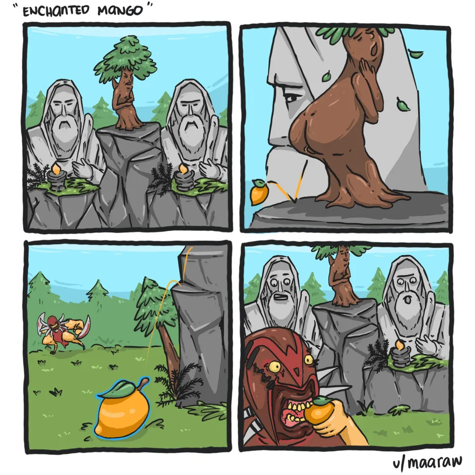 more_mmr's tweet photo. Why BS used mango? How many mangoes growth on a mango tree?

#dota2 #dota2fun #dota2memes #moremmr https://t.co/WlKh87hOsc