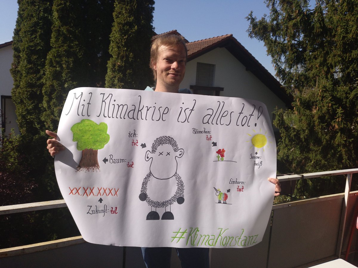 Heute ist Freitag und auch ich bin mit #NetzstreikFuersKlima am Start. Egal ob Coronakrise oder Klimakrise, beide müssen bekämpft werden!
#FightEveryCrisis