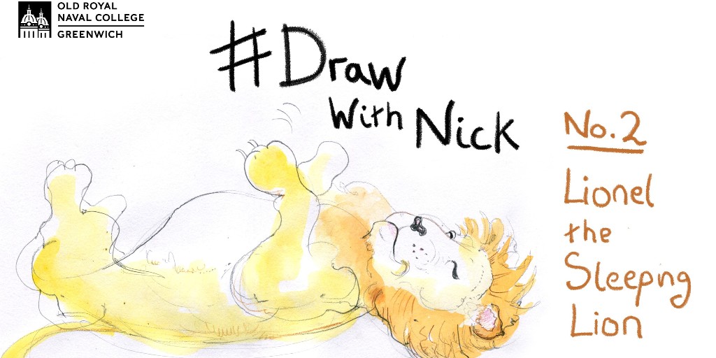 We're back with <a href="/nickillustrator/">Nick Ellwood</a> for part two of #DrawWithNick - this week it's sleepy Lionel the Lion! Suitable for ages 5+, don't forget to tag us in your drawings! #virtuallylondon #lovegreatbritain #thingstodo #kidsactivities ornc.org/learn-to-draw-…