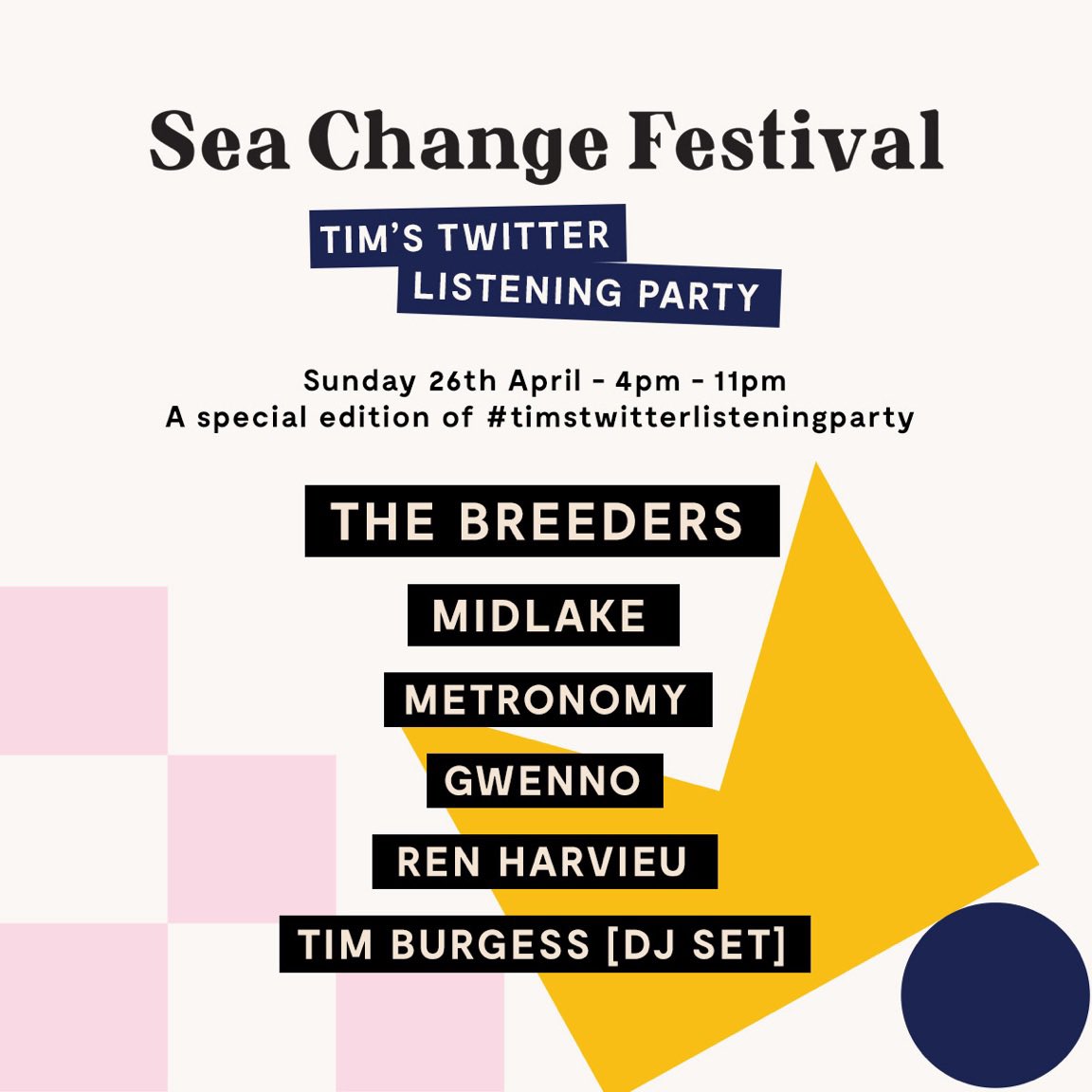 Tim_Burgess's tweet image. Yeah! @MidlakeBand will be in attendance to celebrate their brilliant album The Trials of VAN OCCUPANTHER.

Eric Pulido, Eric Nichelson, McKenzie Smith, Paul Alexander and Tim Smith will be tweeting us on a track by track trip round their record

#timstwitterlisteningparty