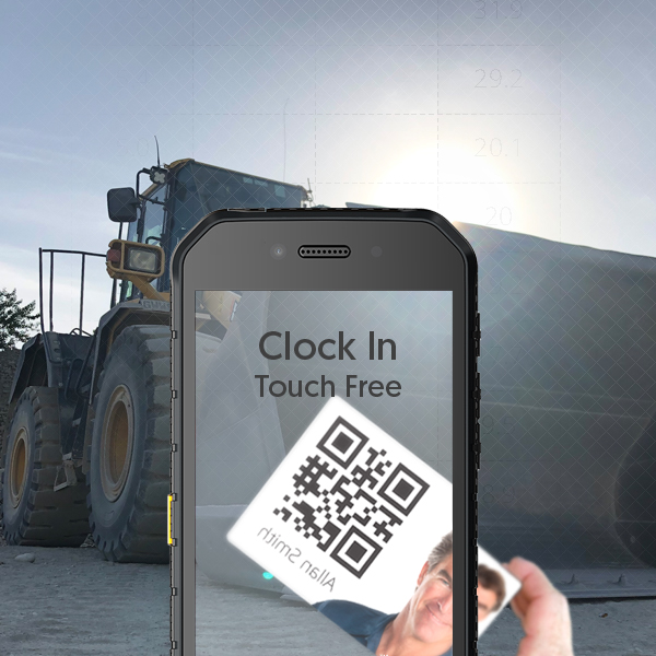 Need a touch-free way to clock your staff in on the job site?