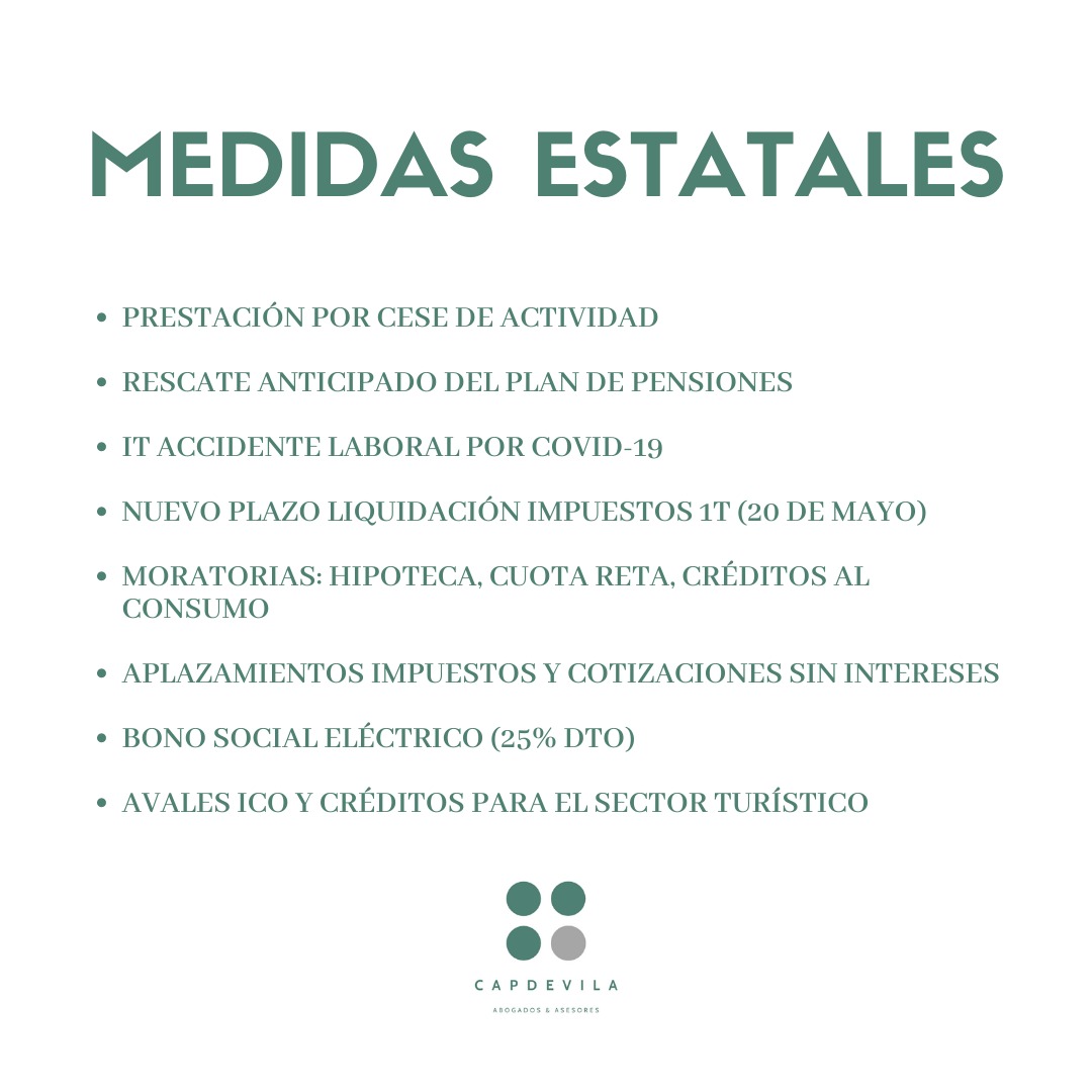 capdevilalegal's tweet image. Os dejamos un resumen de las ayudas a las que pueden optar los autónomos cumpliendo una serie de requisitos.

Para más información, estamos a tu disposición.

#QuédateEnCasa #CapdevilaAbogados #AyudasAutonomos #COVID19