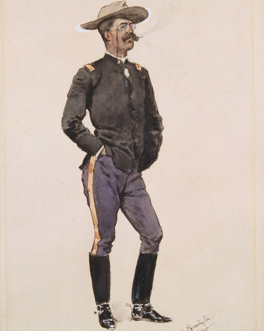 Lieutenant Hardie, the Hero of "The West from a Car Window"
1894
Watercolor on paper
Gift of the Remington Estate
#goodmorningRemington #MuseumfromHome