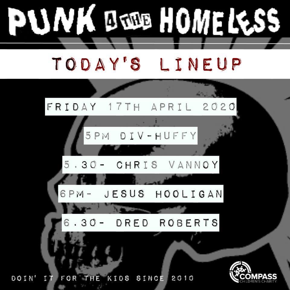 Coming up today! Be sure not to miss a rare performance from <a href="/JesusHooligan/">Jesus Hooligan</a> who will be banging things and swearing...... swearing a lot.........