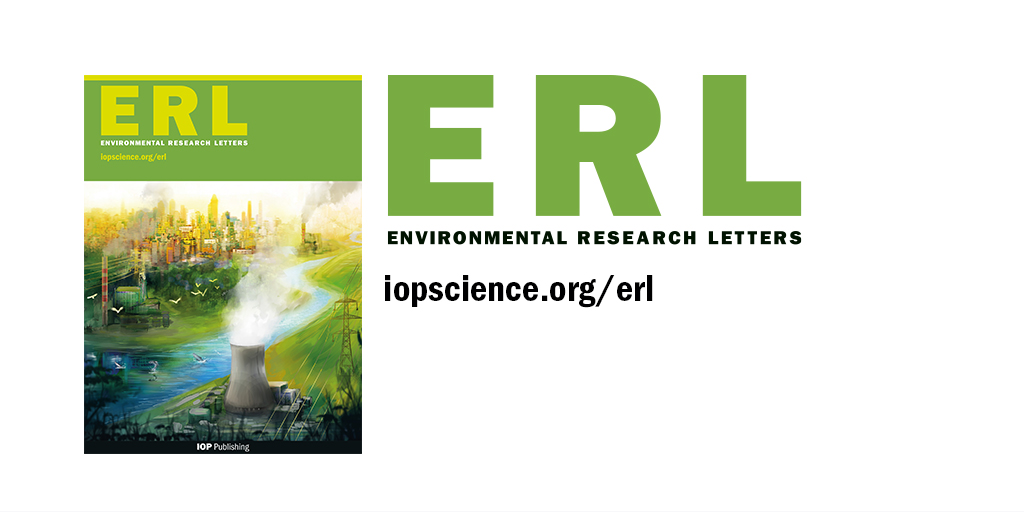 IOPPublishing's tweet photo. Discover high-impact #research in #EnvironmentalScience with ERL's collections here: https://t.co/5I025gAuBH. Find #Reviews #FeaturedArticles, #Highlights #Focusissues and more. https://t.co/vA0PyFWXAC