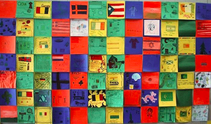 MattyP20791979's tweet photo. Basically, the students create a quilt square about an aspect that relates to their family including what they celebrate, what is important to them, their values and symbols that represent them. What a great way to engage students with other cultures. #UoNTeach https://t.co/XbCZu8Ok6J
