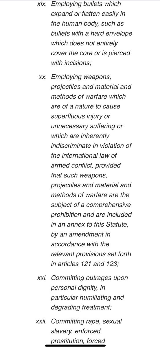 Are We At War, if so consider...The United Nations definition of War CrimesViolation of Geneva Convention?Willful killing Employing poisonCause suffering, injury to body or health