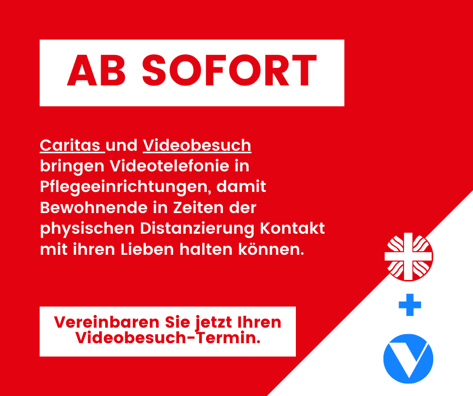 Noch vor Ostern starteten wir unser Pilotprojekt mit der @Caritas_web Düsseldorf!

Wir freuen uns zusammen mit <a href="/vodafone_de/">Vodafone Deutschland</a> einen Part dazu beizutragen, das im Raum Düsseldorf in den Einrichtungen der Caritas zu Ostern bereits digitale Familienbesuche möglich sein werden!
