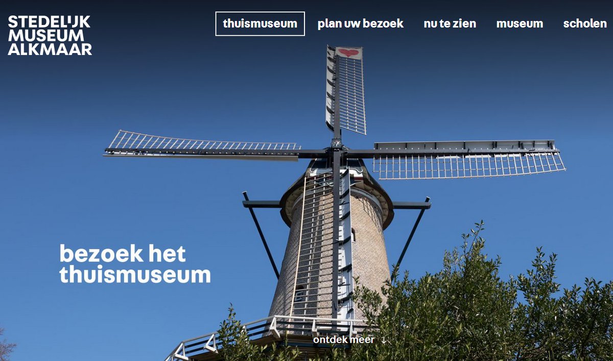MuseumAlkmaar's tweet photo. Ja, ons #thuismuseum staat online!! Met dank aan @RaadhuisCom Neem snel een kijkje op onze website. Wij brengen het museum en de kunst bij je thuis. #vlogs #onderwijslessen #weetjes #thuisdoentips #onlinemuseum #achterdeschermen #Alkmaar
https://t.co/yPihf7SE3y https://t.co/Ezth213d5m