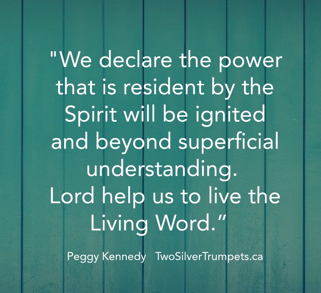 2SilverTrumpets's tweet photo. Two Silver Trumpets -"Sounding a prophetic voice to Canada and beyond..
 
#TwoSilverTrumpets #PeggyKennedy #faith #encourage #prophetic #pray #Christian #Bible #God #Jesus #Christ #Scripture #WordofGod #author #motivational #life #blessing #thoughts
 #propheticIntercession #qotd https://t.co/zTsAZ5sBWt