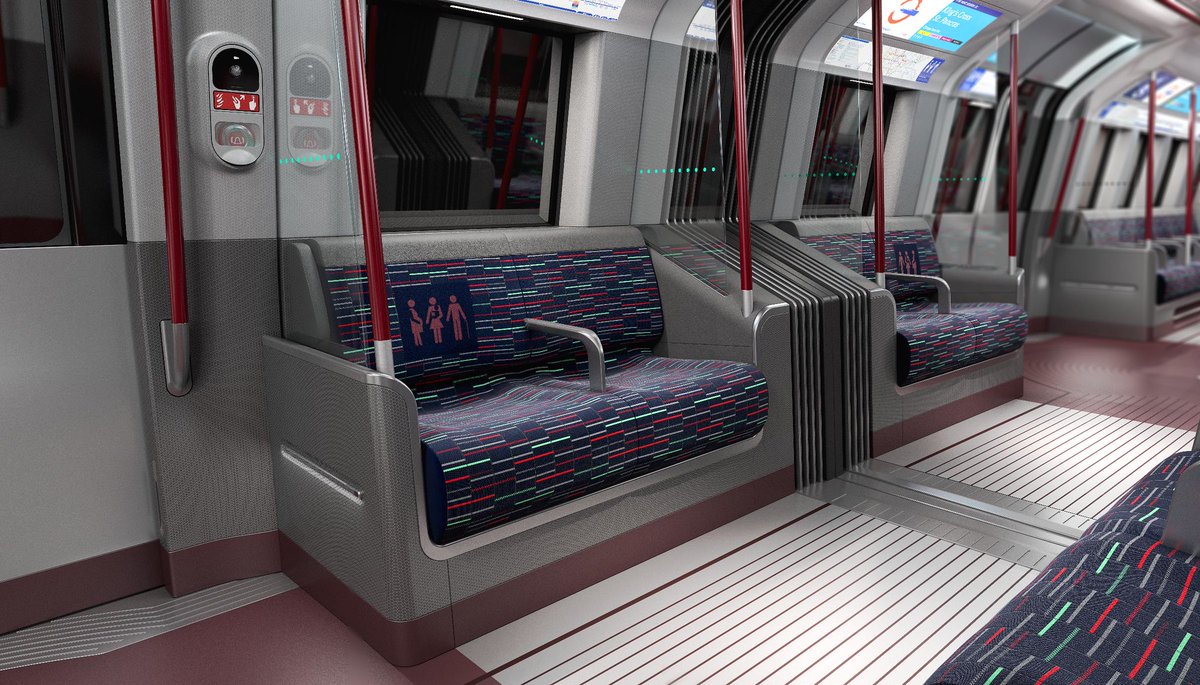 ttransithub's tweet image. London 🇬🇧

New trains for the Tube

The trains, with a unique design, will be fully automated, have air-conditioning and provide a faster service for commuters. 

TfL will replace 250 trains across the Piccadilly, Bakerloo, Central and Waterloo &amp;amp; City lines beginning in 2023.