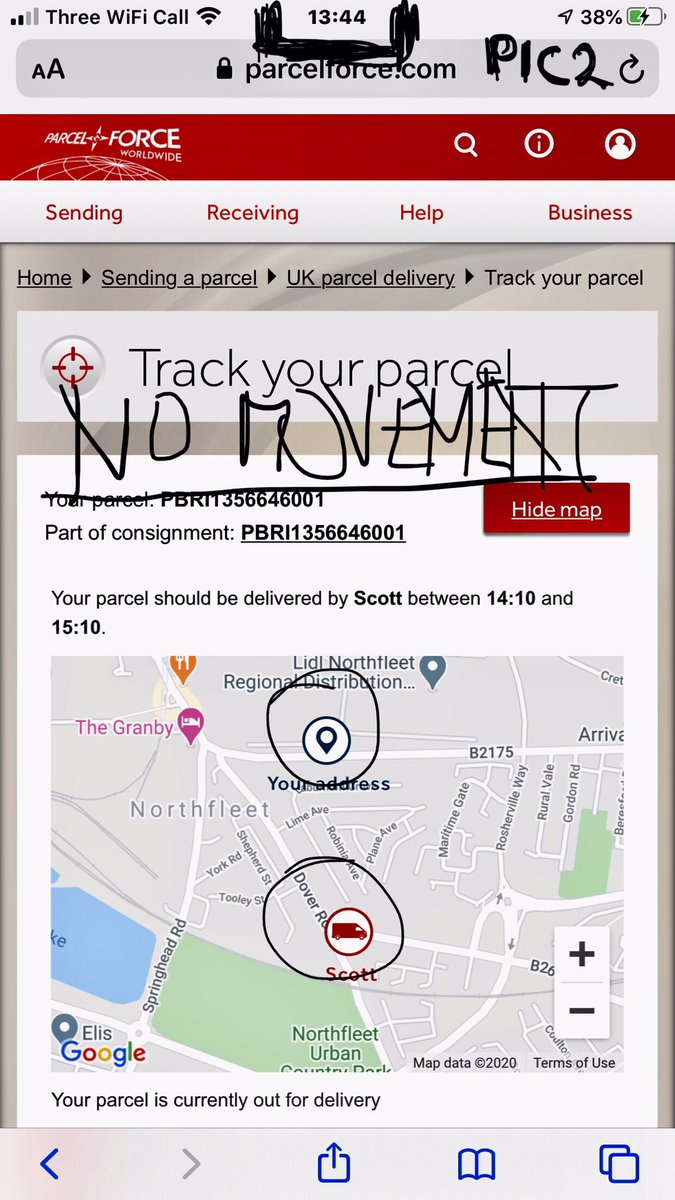 clanfunpayback's tweet image. #parcelforce MUST get right place 2day!! THIRD ATTEMPT.....ALL he has to do is push a button, rest is dun for him🤔🙄
The place is a HUGE WHITE building wiv 3hugemungerus glass doors,buttons to the LEFT..pls (wotch dis space🙏)