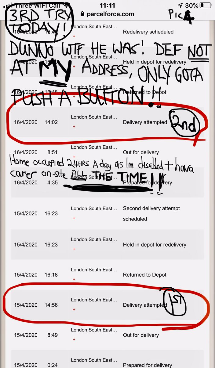 clanfunpayback's tweet image. #parcelforce MUST get right place 2day!! THIRD ATTEMPT.....ALL he has to do is push a button, rest is dun for him🤔🙄
The place is a HUGE WHITE building wiv 3hugemungerus glass doors,buttons to the LEFT..pls (wotch dis space🙏)