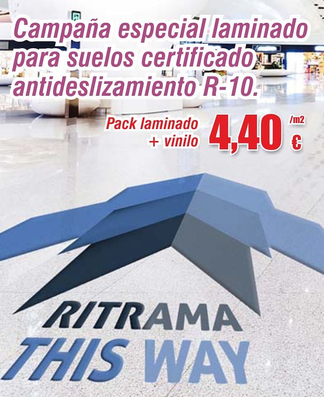 distrigraf's tweet photo. Campaña especial laminado para suelos certificado antideslizamiento R-10.
Pack laminado + vinilo a 4,40 €/m2.
¡ Consúltanos !

@Ritrama_USA #ritrama #campaña https://t.co/JHz2lT9nmH