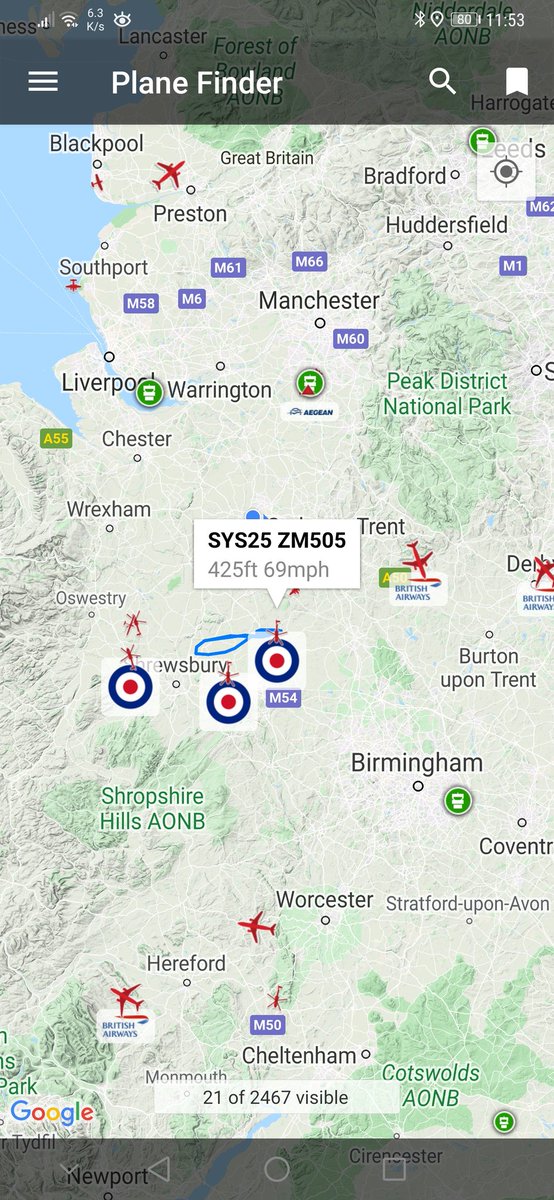chuichoo's tweet photo. @flightradar24 why do you not include RAF plane locations within your app? Others seem to. https://t.co/p6lx8lwDIN