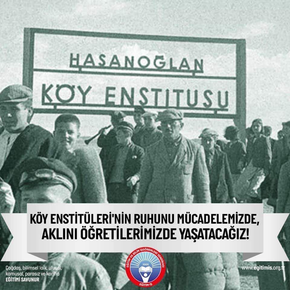 Türk aydınlanma devriminin eğitim meşalesi olan Köy Enstitüleri 80 yaşında. Feodal ve emperyalist kitleleri korkutan, Anadolu insanını aydınlatan bu kurumların ışığı sönmeyecek. #egitimis  #koyenstituleri