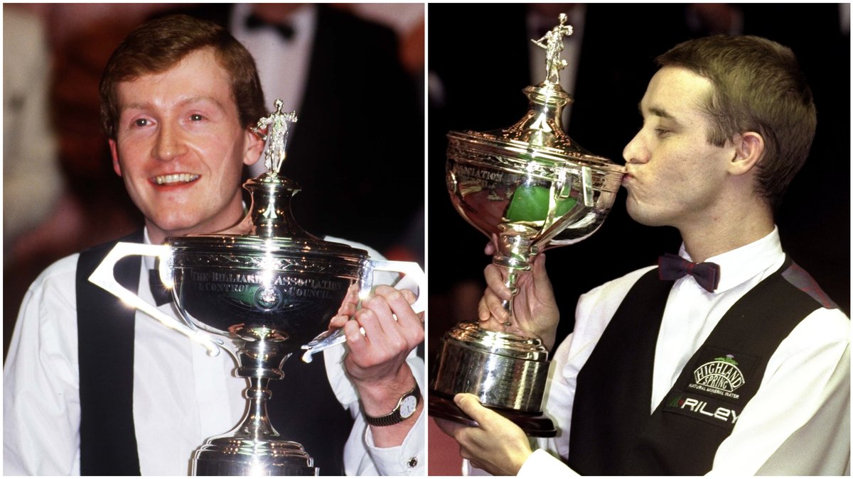 'Everybody enjoyed the favourite getting his bum smacked.' @SteveSnooker 'Jimmy was wiping the sweat off his forehead more often.' @SHendry775 Spoke to two #bbcsnooker legends with @owenphil about their memories of some classic Crucible matches: bbc.in/3ag5dMl