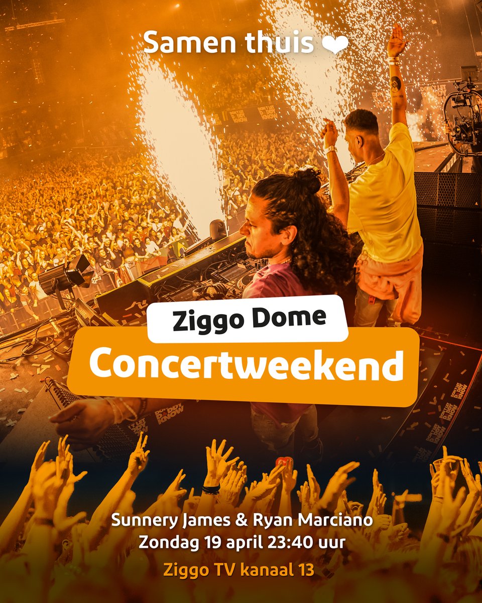 Don't Let Daddy Know heeft maar liefst 6 jaar op rij in de #ZiggoDome plaatsgevonden✨ Herbeleef de set van de succesvolle Sunnery James &amp; Ryan Marciano tijdens de show in 2019 nu op Ziggo Tv kanaal 13🤩