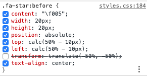 BillNo791's tweet photo. @russp999 ...also i kind of prefer this method of absolute centering, as transform is often used for other things and kind of unnecessary.

So left = 50% - half of element width (same for top with height) https://t.co/6mYEul8suH
