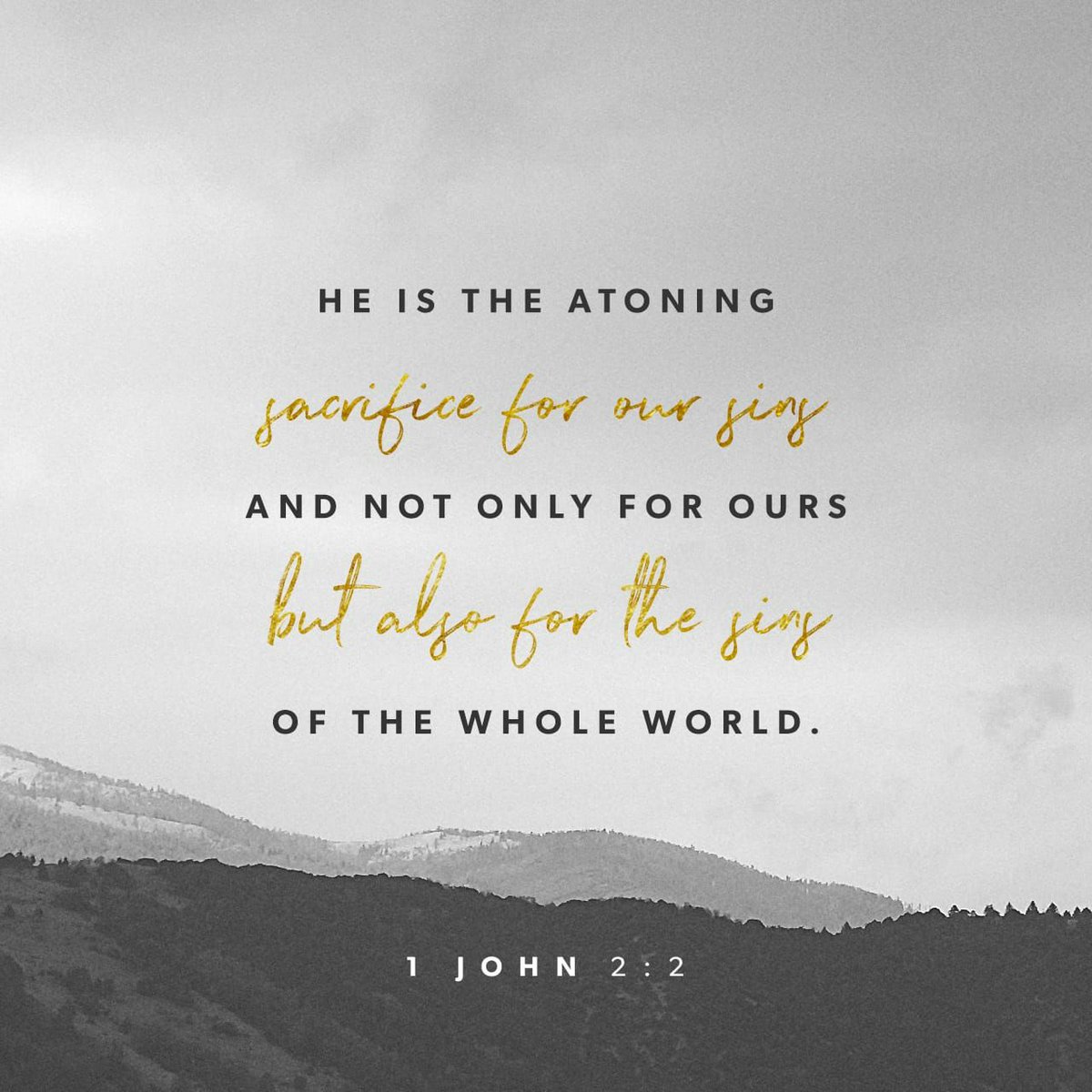 WordIntl's tweet image. He paid for the sins of the entire world praise Jesus!
My little children, these things write I unto you, that ye sin not. And if any man sin, we have an …
bible.com/bible/1/1jn.2.…