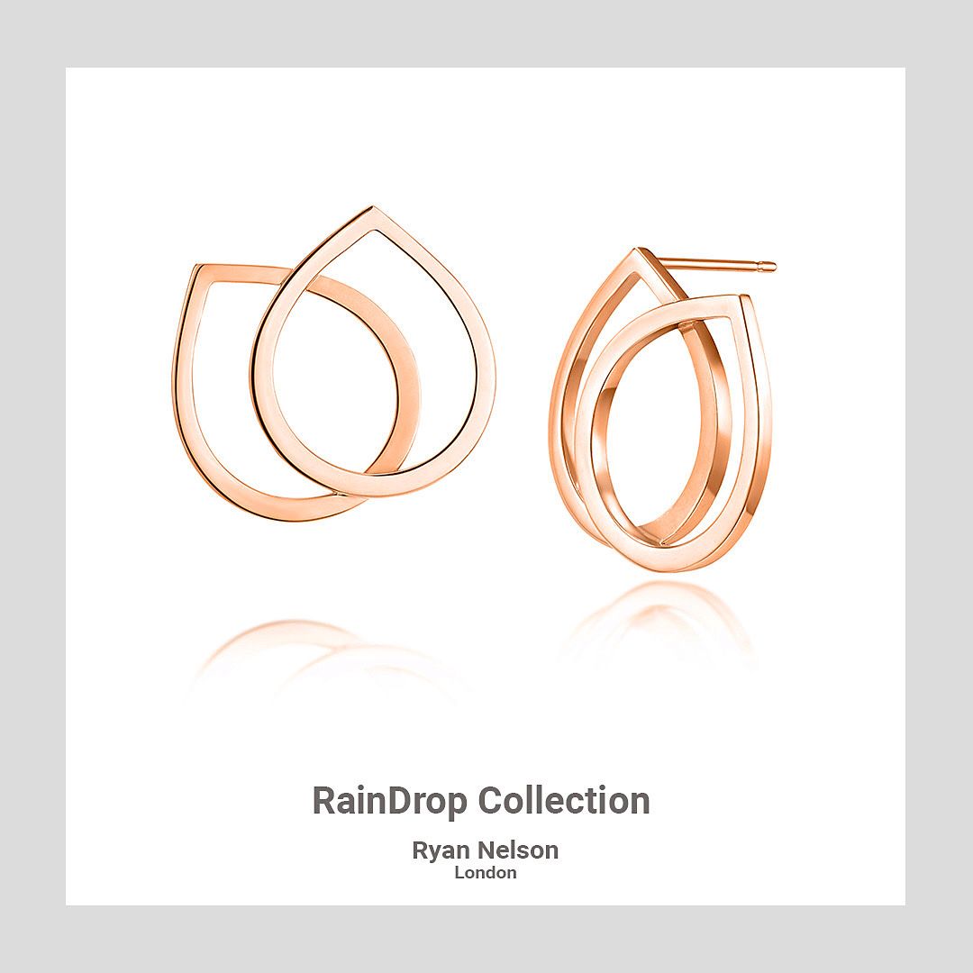 RyanNelsonLDN's tweet photo. Another new addition to the collection, 18k rose gold double RainDrop earrings. Available now on our site https://t.co/CvIEJ6Ex2M #raindropcollection #ryannelsonlondon #rosegold #finejewellery #jewellery #jewelry #earrings #design https://t.co/fu0T30l0sF