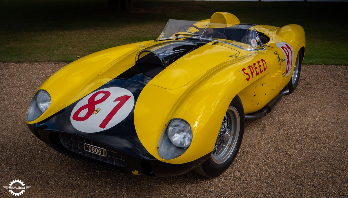 Take2theRoad's tweet photo. Feeling in a #FerrariFriday mood so here's two iconic Maranello racers. A yellow 1959 Ferrari 290MM/250TR and 1954 Ferrari 500 Mondial. Shot at last years Concours of Elegance at Hampton Court Palace.

#Ferrari #Ferrari290MM #Ferrari250TR #Ferrari500 #concoursofelegance https://t.co/ydZnCaa0Kh