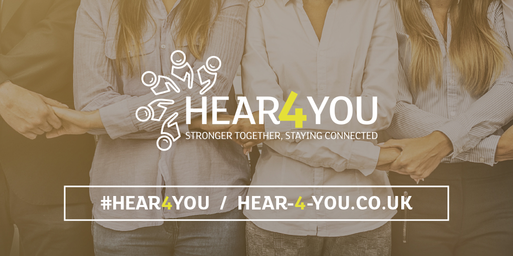 This is a confusing and lonely time for many people, and we want to do our bit to help. We have partnered with <a href="/reengageuk/">Re-engage</a> and <a href="/SSChospices/">Shooting Star Children's Hospices</a> to bring you #Hear4You, a voluntary, UK-wide initiative to help people during #COVID19. Find out more: bit.ly/2yj8htU