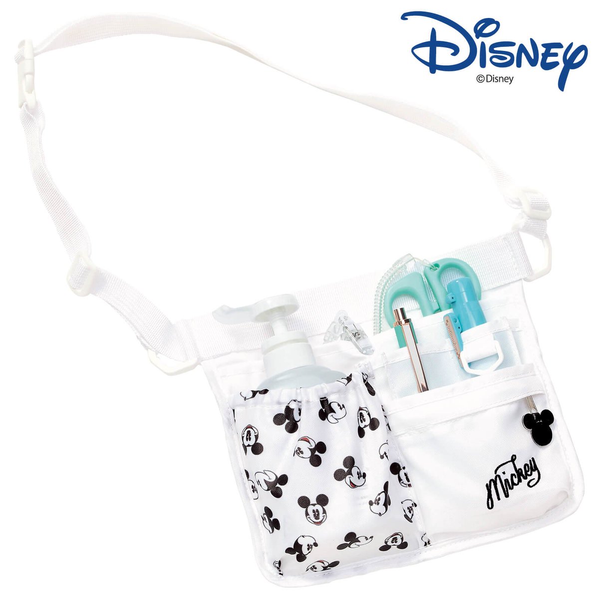 Lovely Fancy アンファミエで発売中 ディズニー ２ｗａｙオーガナイザー T Co Vfxvcr3qnn 総柄に刺しゅうやチャームで大人な可愛さをプラス ウエストポーチで腰回りにアクセント 看護師