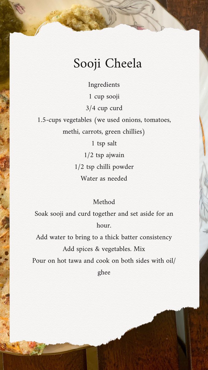 monikamanchanda's tweet photo. Easy & comforting breakfasts are always something I am at a lookout for. Also we as a family love dosas and cheelas. Today we made these sooji cheela at home. It’s super easy to make and so delicious.
Step by step recipe- https://t.co/Ud0SLZZVCa
#sinamon #sinamonKitchen https://t.co/KBI2zn8Kde
