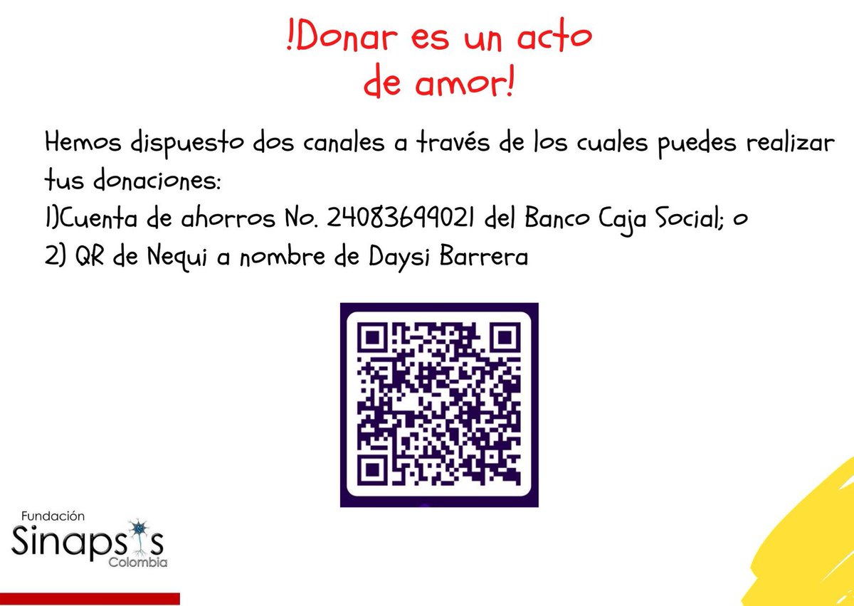 funsinapsiscol's tweet image. Ayúdanos a   apoyar a las personas con discapacidad sus familias y cuidadores durante esta #cuarentena  #CuarentenaPorLaVida #Covid_19 #discapacidad #inclusion  #ATENCION @AngelicaLozanoC @GustavoBolivar @petrogustavo @JulianRoman  @vivianabarreraa