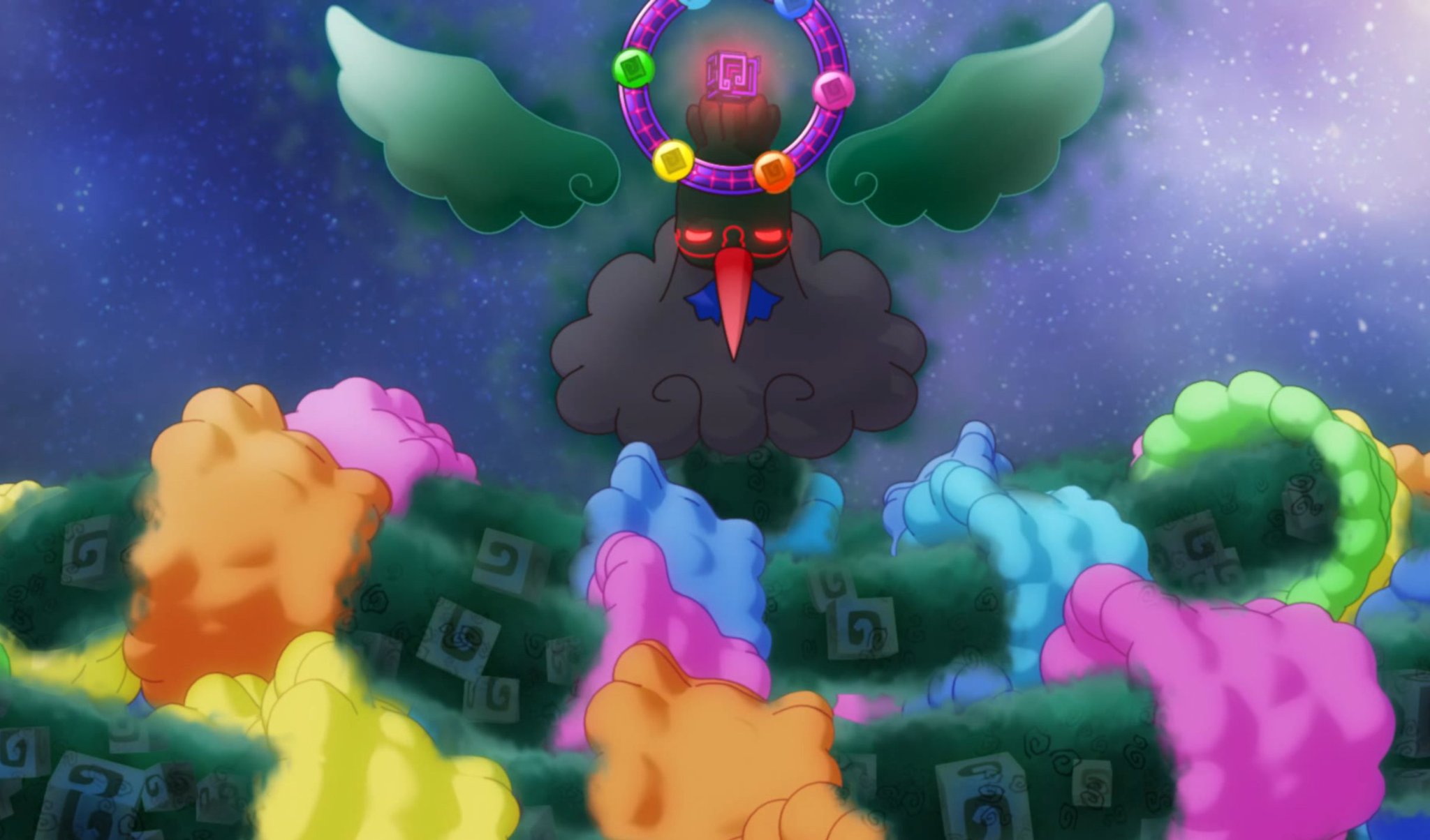 ブラフ丸 ミラクルユニバースの宇宙大魔王は巨大なヘビの姿をとってましたけど ヤンゴの心の闇につけ込んで魔王 になるよう仕向けた黒幕がいるんじゃないかと思ってます 宇宙の破壊を目論み ヘビに縁のある強大な存在 う ん誰だっけ T Co