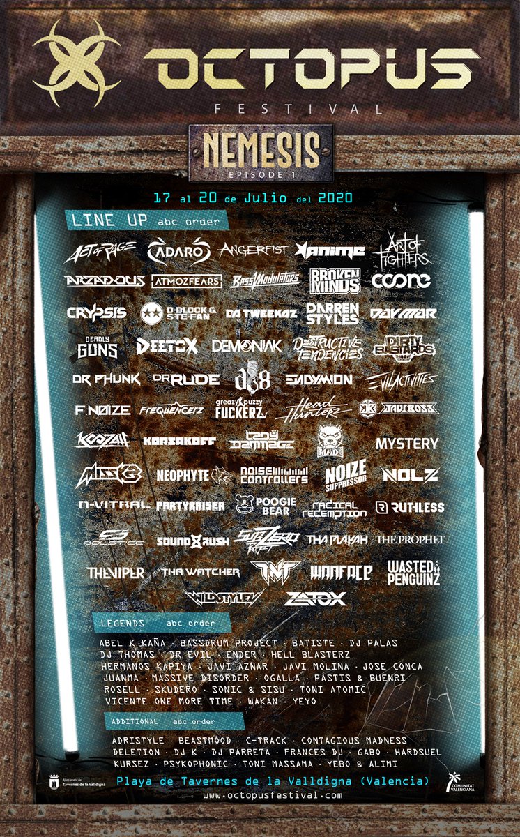 bigblastfest's tweet photo. ⚠️SORTEO OCTOPUS FESTIVAL⚠️
•
Si este festivalako fuera este finde, ¿CON QUIÉN TE LA PEGARÍAS A LO GRANDE?🤪😎🤭
•
Participa en nuestro Instagram y consigue 1 abono para el #festival más potente de #hardcore y #hardstyle del país.
•
@FestivalOctopus https://t.co/kg1Mdu71Ot