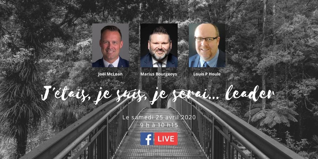 MariusBourgeoys's tweet photo. Joignez-vous à la conversation le 25 avril 2020, dès 9 heures en direct sur Facebook.

9 leçons touchant le leadership vous seront partagées.

Aimez la page d’escouadeÉDU pour recevoir une notification lorsque la diffusion débutera.

https://t.co/Ibo8nJxKeq 

#JML #leadped https://t.co/2jL8b4cDHx