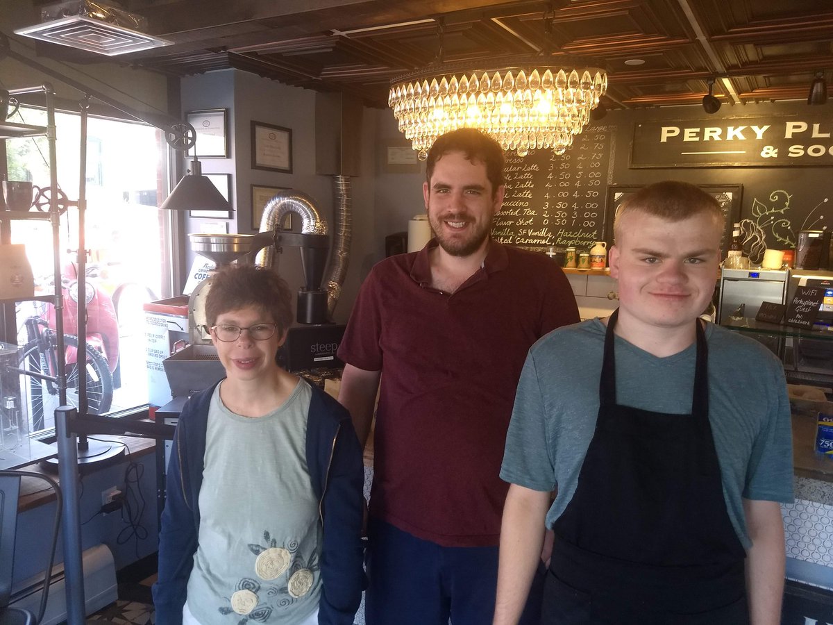 ThePerkyPlanet's tweet photo. @TonyRocsU Dear Mr. Kent, our coffee shop designed to employ people with disabilities is struggling to survive. Please consider RT our GoFundMe as we fight to exist.  Thank you. https://t.co/RPLlgFpHrW https://t.co/38RtN4C1dm