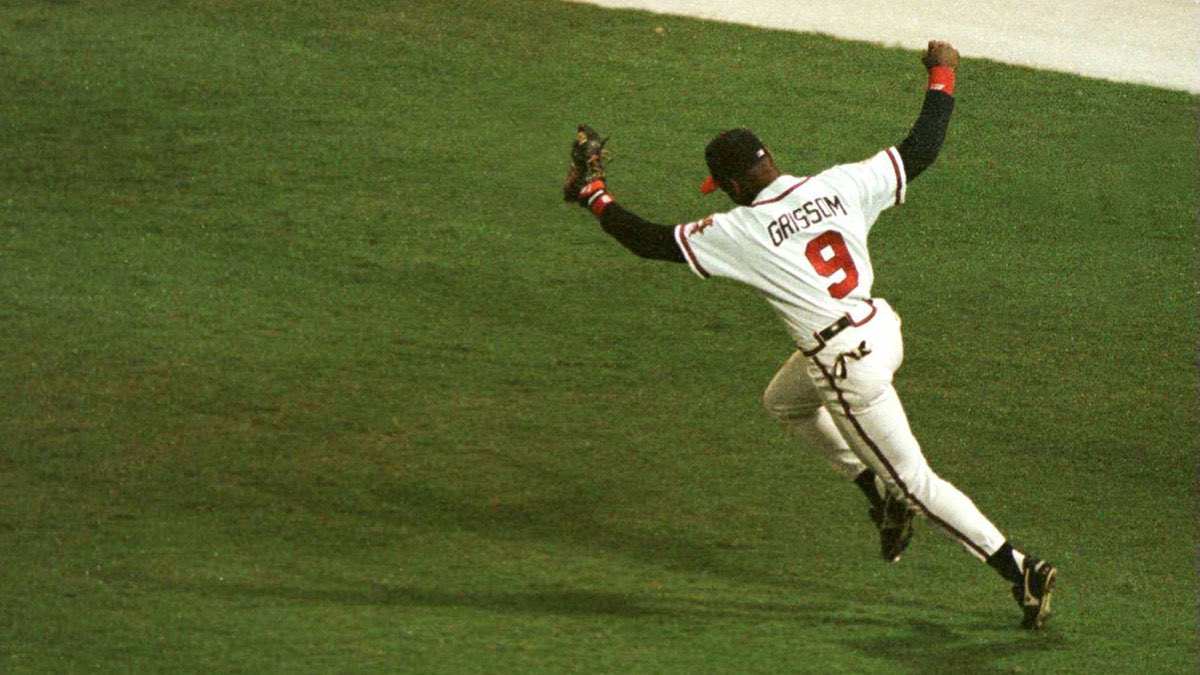 Happy 53rd birthday to Marquis Grissom, the man who caught the final out of the 1995 World Series. 