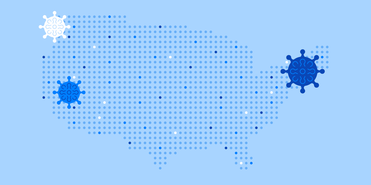 fivetran's tweet photo. How many Americans truly have #COVID19? Join us for an examination using BigQuery ML and data to estimate hidden COVID-19 cases, authored by @frasergeorgew https://t.co/OlecKWg7W2 https://t.co/kCUAkln2S1