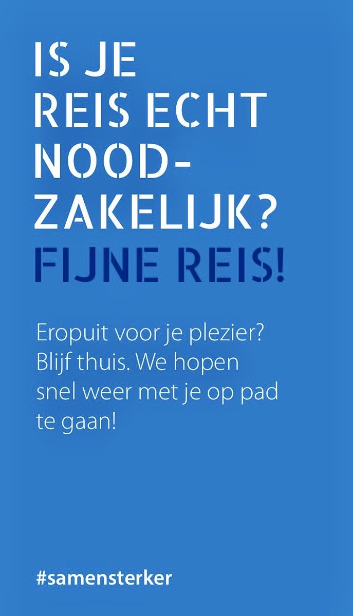 ⚠️ De trein is nog steeds geen uitje ⚠️
Laat ruimte aan mensen die de trein het hardst nodig hebben. En houd a.u.b. 1,5m afstand #coronavirus #covid19