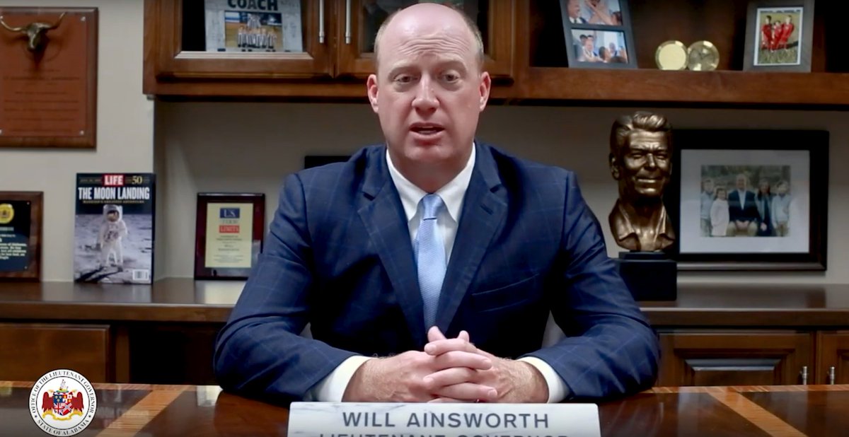 MAShow995's tweet photo. Right now on the @MAShow995, it's @willainsworthAL talking about the #ReopenAlabama plan! https://t.co/aGuVWVdl39
