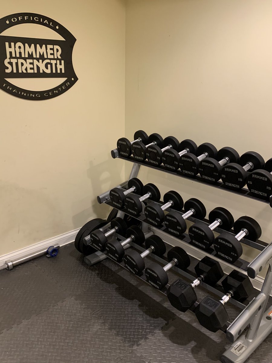 AMorelli24's tweet photo. Even at home teaching the kids the immortal wisdom received from @Blair_Prince @CoachHMason Alignment. Assignment. Execution. @HammerStrength https://t.co/IB7nGUVEW9