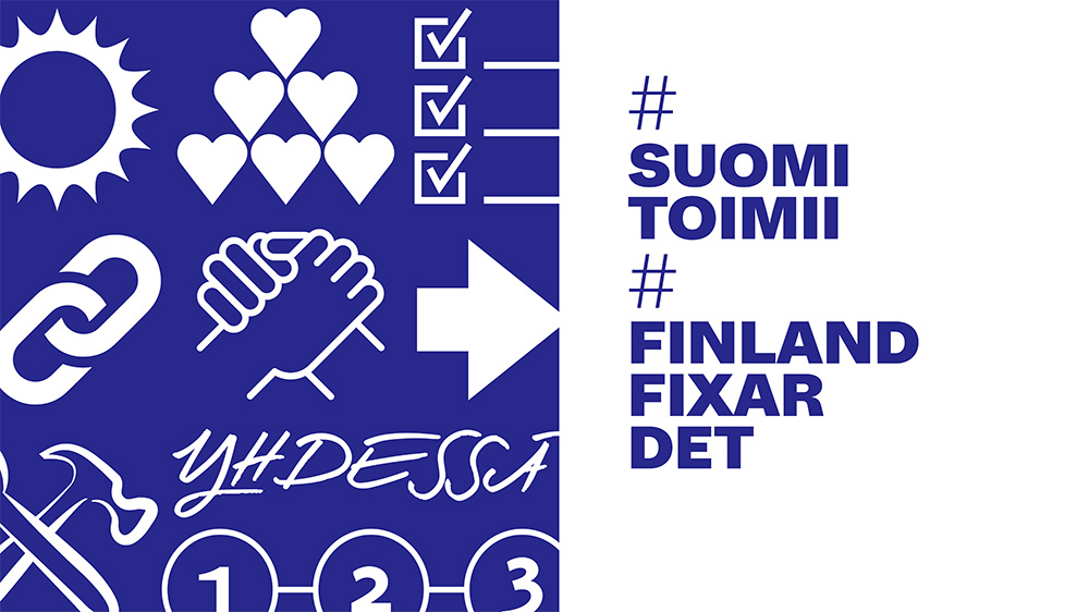 Jokainen on tervetullut kertomaan oman tarinansa. Tärkeitä ovat niin isot ja kuin pienet teot.

Lisätietoja hankkeesta:

 suomitoimii.fi

 #suomitoimii #yhdessä