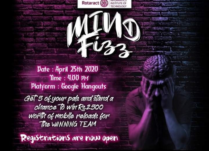 IITRotaract's tweet photo. "Bored of Being Bored Because Being Bored is Boring"
Time to boggle your mind and kill the boredom.
Be there to take part in the ultimate virtual trivia experience at Mind Fizz 2020
Registration open now 
https://t.co/wj24YKkDpO

#Rotaract #UnityInDiversity #RACIIT #MindFizz https://t.co/naQBpy7Vx4