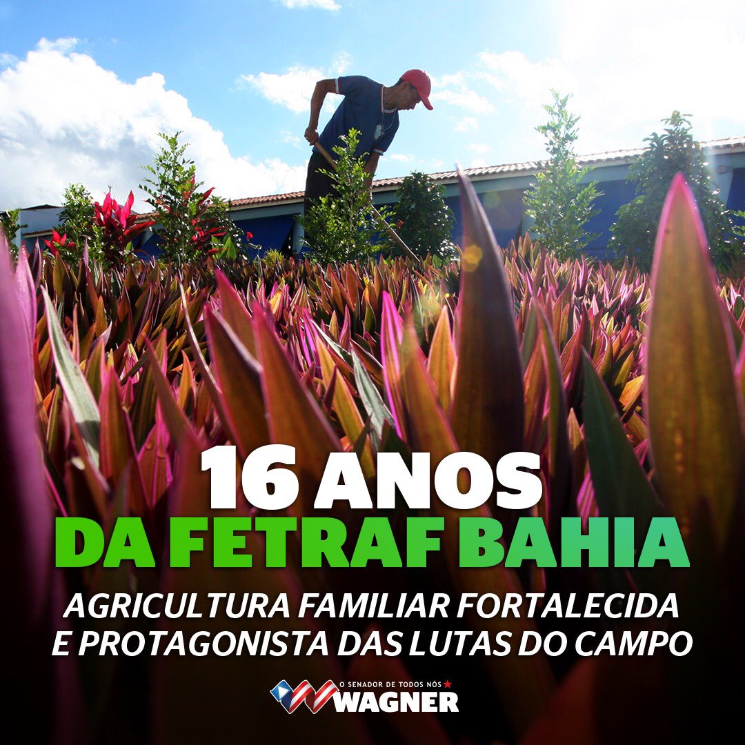 jaqueswagner's tweet photo. A Federação dos Trabalhadores da Agricultura Familiar na #Bahia completou ontem 16 anos de uma história de muitas lutas por melhores condições de trabalho e de vida no campo. #Fetraf #SenadorDeTodosNós #JaquesWagner https://t.co/lezZj1VOdf