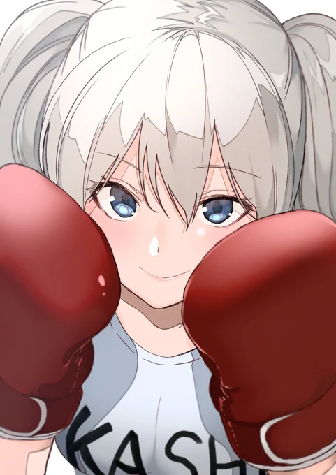 枕楽さんのボクササイズ鹿島を元に
ガードの堅い鹿島rkgk( ˘ω˘ )人 