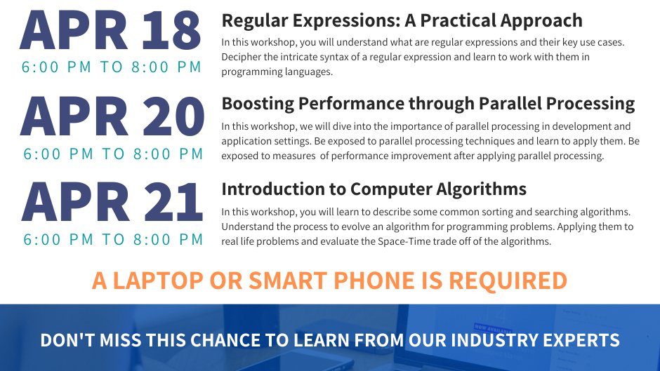[SGITA Virtual Workshop Series]
Don't let COVID19 stop your training. Buckle up and learn from our industry experts now!