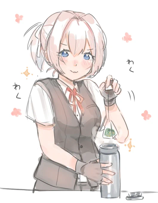今日買ったティーバッグめちゃおいしいのでぬいぬい描きます(?) 