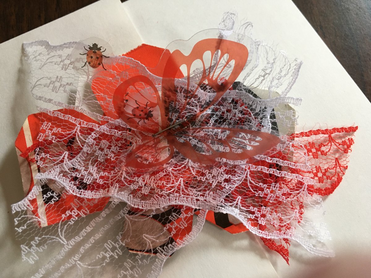 DianeClancy's tweet photo. My 8/100 for #the100dayproject2020 - this is a small "cluster" to collect or an embellishment for #junkjournaling
#the100dayproject #papercrafting #papercrafts #100daysdianeclancy #junkjournalembellishments #lace https://t.co/mPQN8vttBD