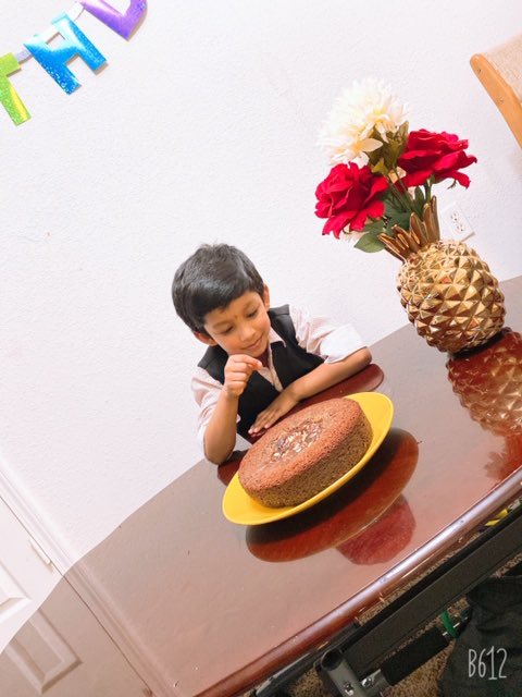 Happy birthday, Viraj!! I wish we could be celebrating with you ❤️🥳 Looks like you got a delicious treat 😋