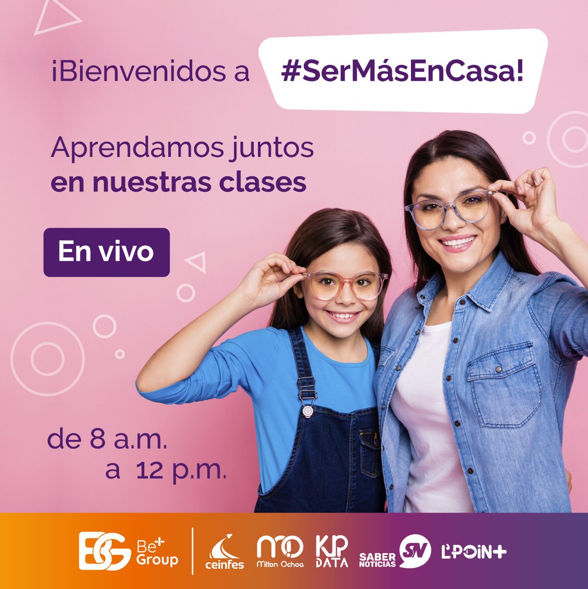 Beplusgroupla's tweet photo. La semana se está terminando, pero nuestras clases gratuitas en vivo no se detienen. Conéctate ya a #SerMásEnCasa aquí: https://t.co/2ssPi7pYNI https://t.co/Uyb4E4msKl