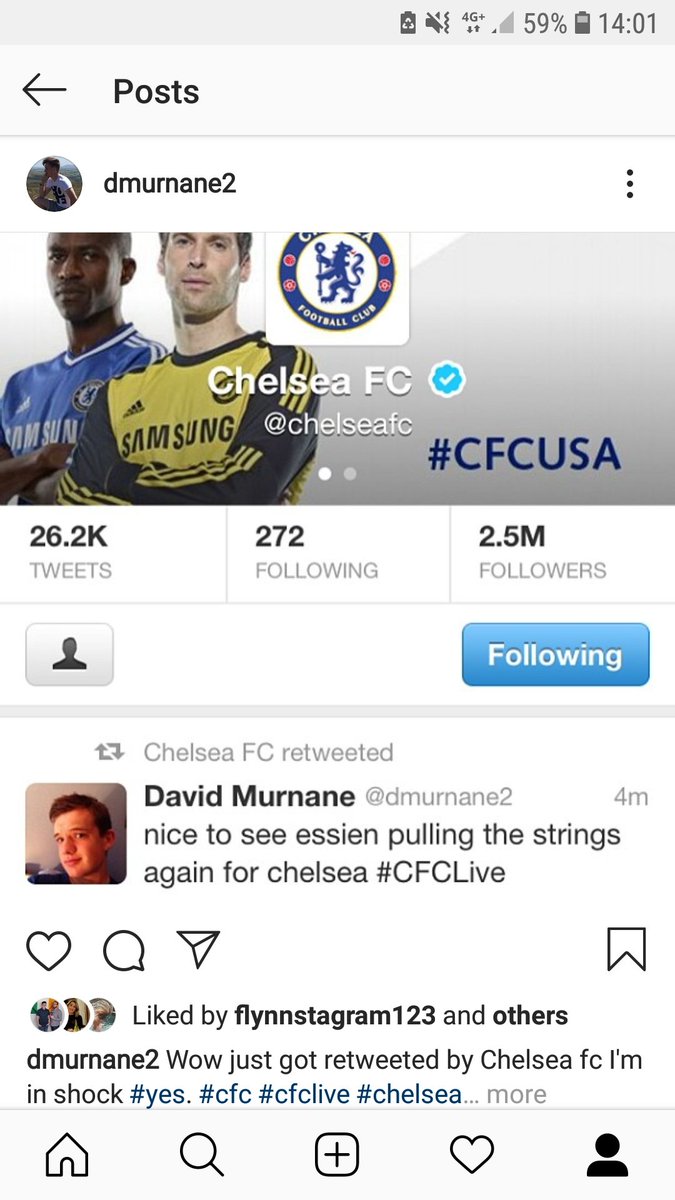 dmurnane2's tweet photo. @CarefreeYouth @ChelseaFC Must say it's one of my proudest days on Twitter too https://t.co/AKXtBsqEvE